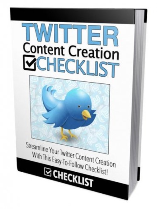 Product picture Twitter Content Creation Checklist 
