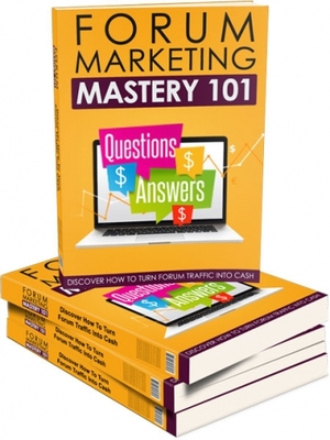 Product picture Forum Marketing Mastery 101 - Upsell 